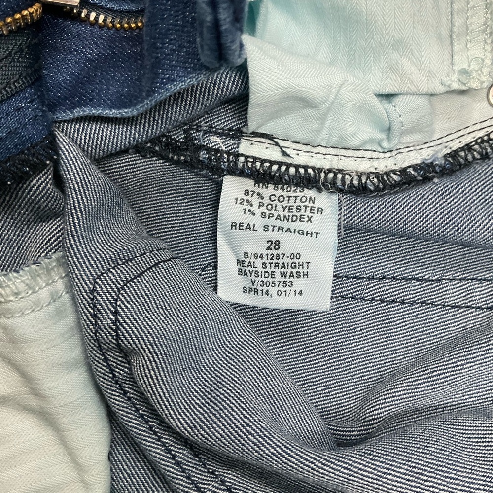 Gap 1969 blue Straight Leg Jeans - Picture 9 of 14